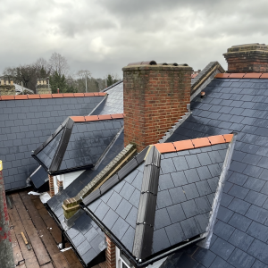 The Gables, Roofing project